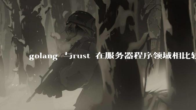 golang 与rust 在服务器程序领域相比较，各有什么优劣势？